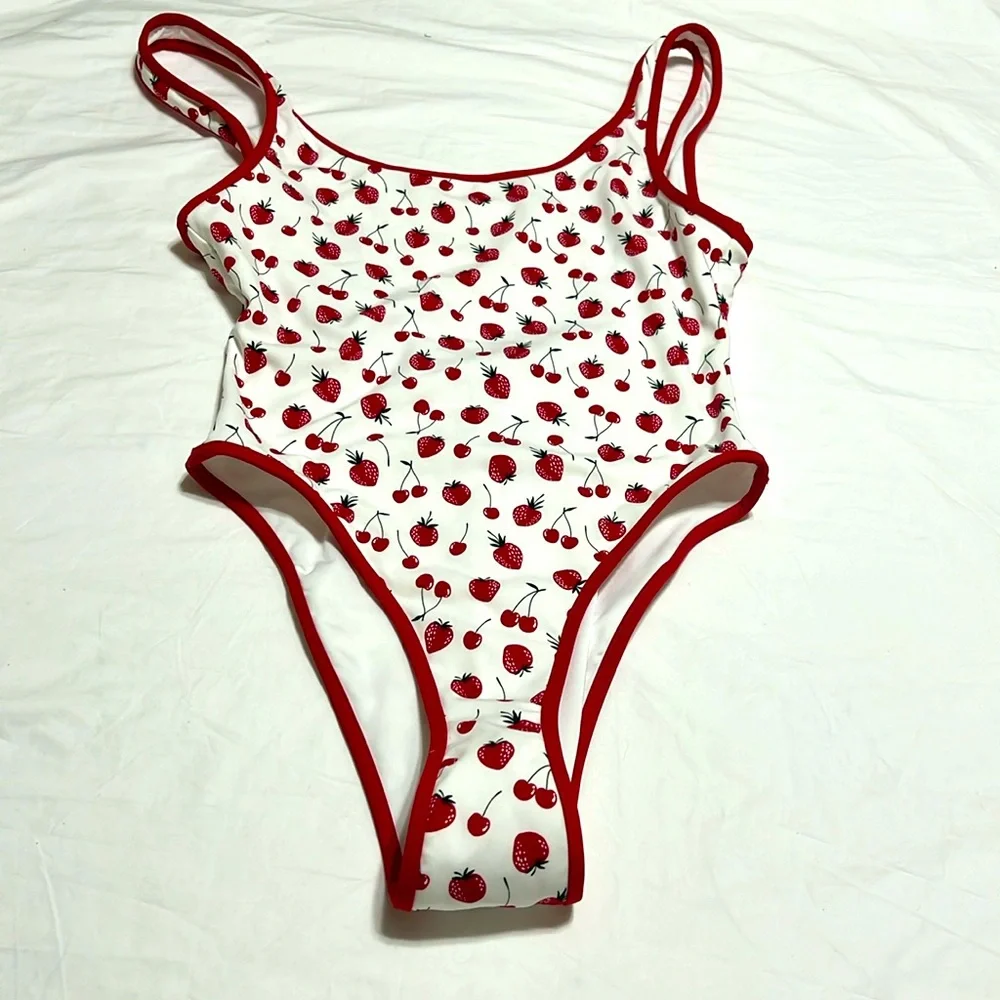 VS Pink X Frankie’s bikinis swim one piece size Small NEw